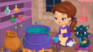 Cute Baby Witch Makes Magic Potion Game Movie-Best Baby Games screenshot 4