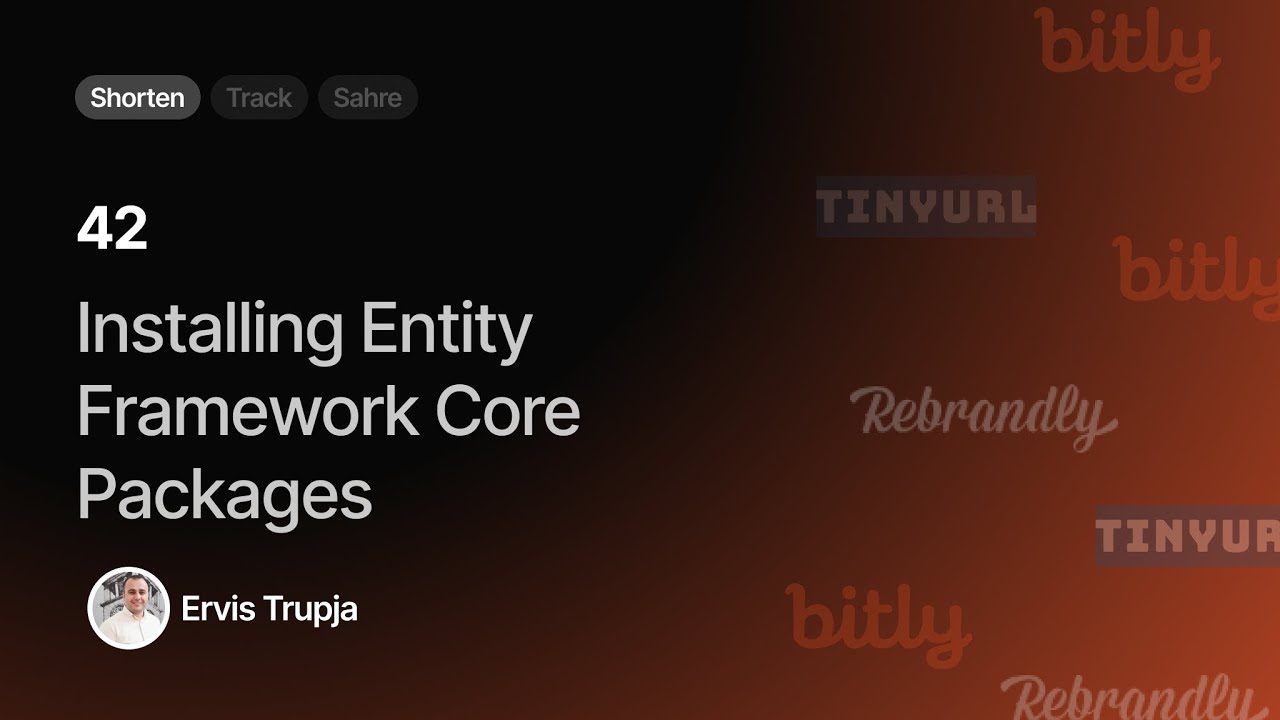 42. Installing Entity Framework Core Packages - YouTube