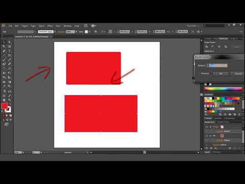 How to make rounded rectangle in Adobe Illustrator