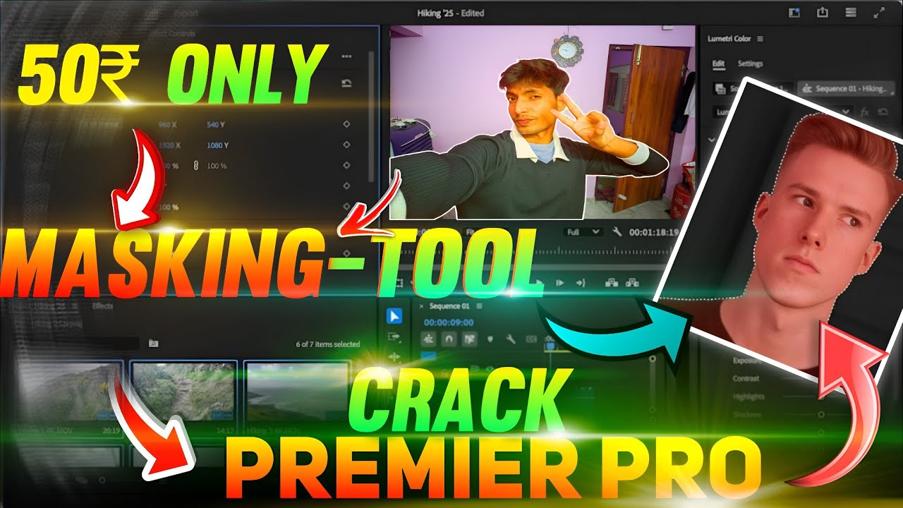 only₹50 mein Premier Pro crack  masking tool 100% kam Karega  premier pro crack 2026 latest version