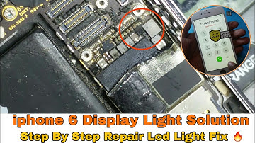 iphone 6 Display Light Solution | Fix Display light Iphone 6 ✅