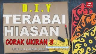 DIY Terabai Hiasan (Corak Ukiran 3)