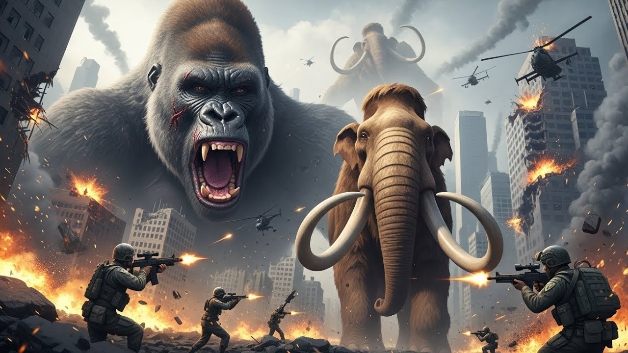 KONG vs LION – Savage Origins, Urban Destruction