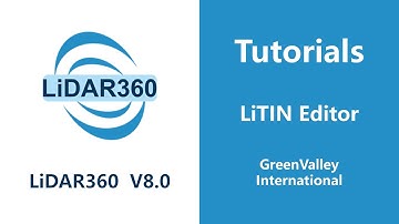 LiDAR360 V8 - Terrain | LiTIN Editor LiDAR Software Tutorial