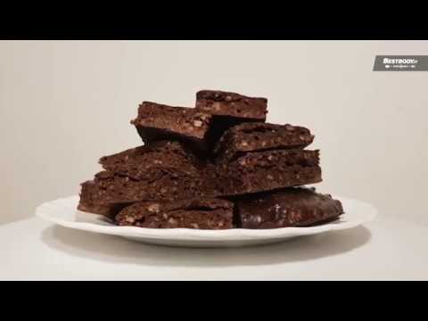 Brownies Proteici Al Cioccolato Con Mandorle E Banana Youtube