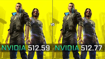 Nvidia Drivers (512.59 vs 512.77) Test in 5 Games - Comparison Test