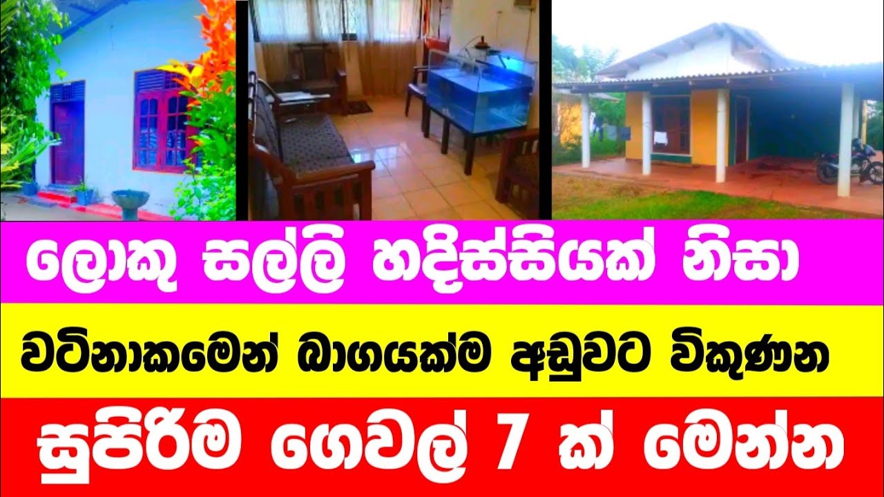 Low price land for sale House for sale in sri lanka Aduwata niwasa