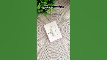 Cute birthday card idea for your loved ones | easy gift card ideas #diy #craft #handmade #giftideas