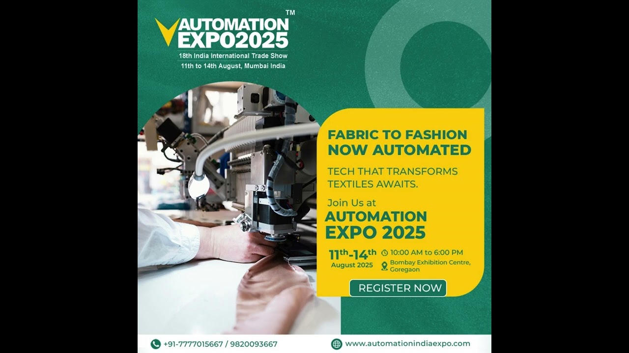 Automation India Expo 2025 | From Fabric to Fashion