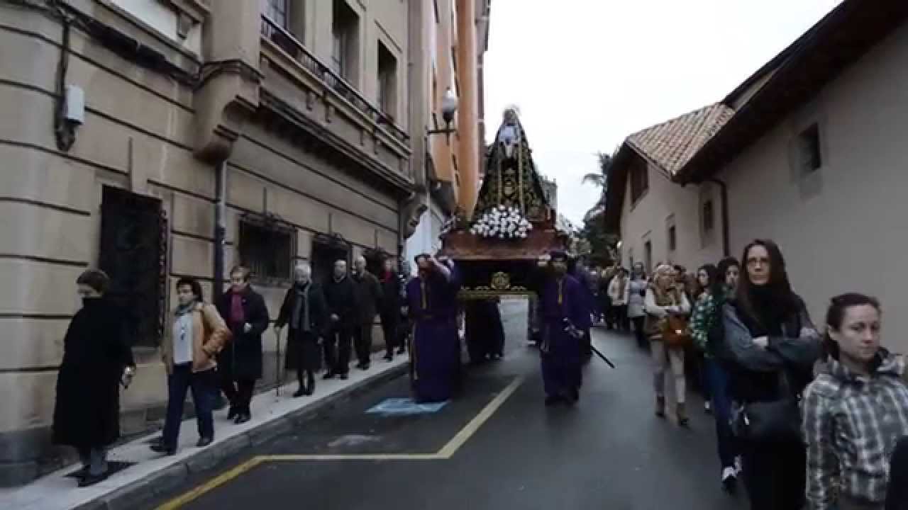 SEMANA SANTA 15 Villaviciosa Sabado procesión de La Soledad, la Madre ...