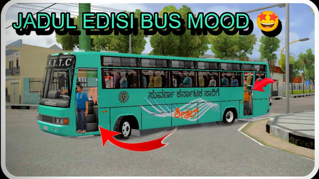 BUSSID MOD 😍 Bus simulator Indonesia gaming video MAYASARI bakit bus new games for Bus 