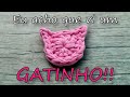 Tutorial Gatinho em fio de malha (chaveiro ou lembrancinha) - Crochê Moderno