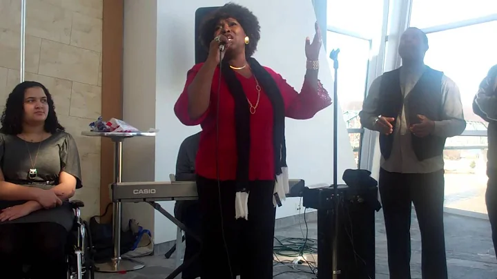 Ms. Sharon and Mr. Bledsoe singing "How I got Over"