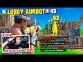 I got 100 FANS to scrim using AIMBOT for $100 in Fortnite... (this is HACKING!)