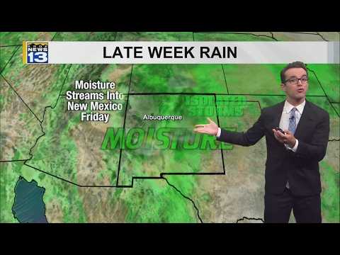 More New Mexico Rainfall with Storms Ahead but Warm For Now 4-9-2026 ...