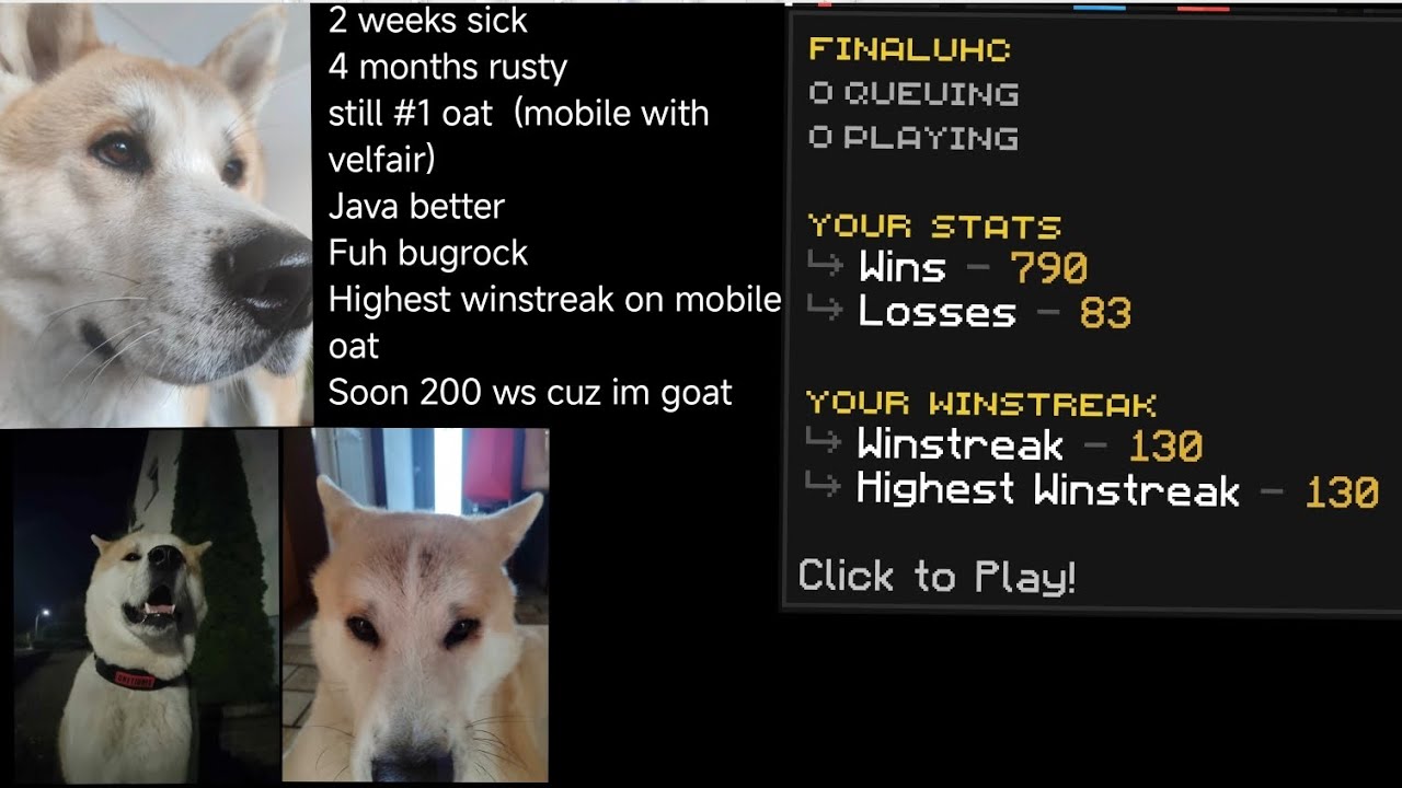 #1 Mobile 130 finaluhc winstreak