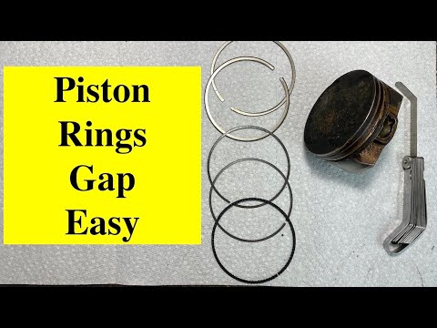 How to Gap Piston Rings. Easy Step By Step Tutorial.