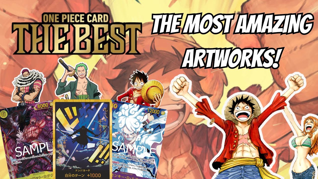 Top 15 Artworks in PRB01! | The Best of "The Best" One Piece Card Game