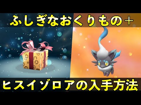 【ポケモンSV】ふしぎなおくりもの配信！＋ヒスイゾロアの入手方法