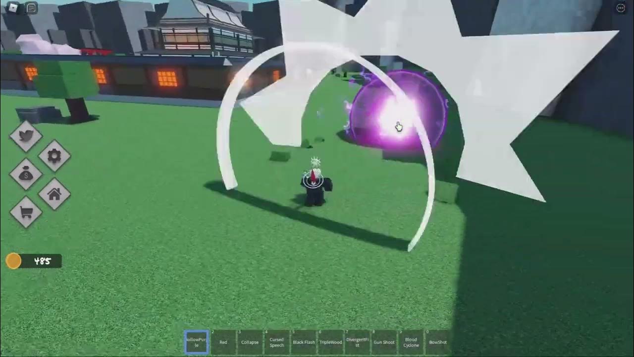 Showing All Cursed Techniques In This New Jujutsu Tycoon Game 