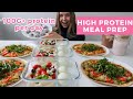 Quick, Healthy & High protein Meal Prep | 100G+ protein per day!