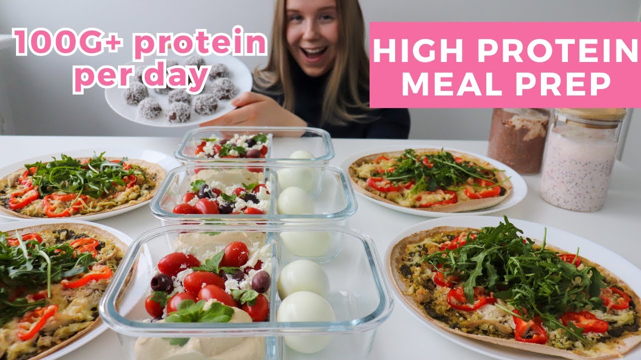 Quick, Healthy & High protein Meal Prep 100G+ protein per day! YouTube