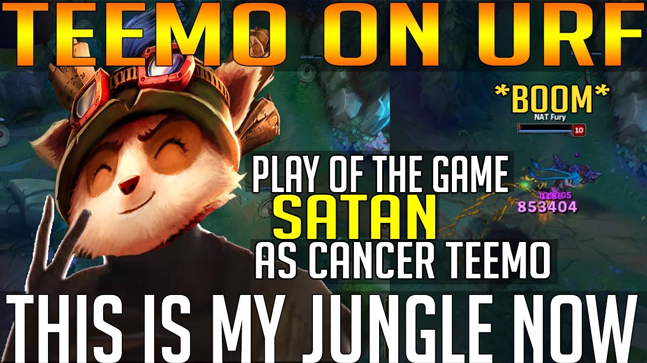 TEEMO ON URF ( Ultra Rapid Fire )  | Teemo Montage |