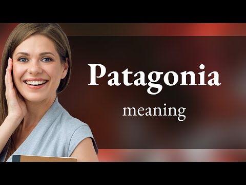 rigtig meget Krønike Kollegium Patagonia • what is PATAGONIA definition - YouTube