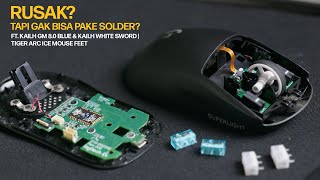 Belajar Cara Upgrade Switch G PRO X Superlight V1 yang Double Click | Kailh GM 8.0 Blue & Sword