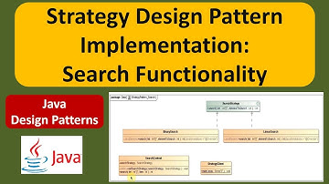 Strategy Design Pattern Implementation: Search Functionality