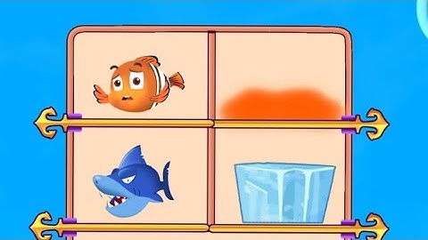 Fish game pull the pin fish rescue mobile game Android iOS game