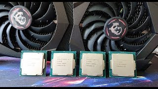 G5400 vs i3 8100 vs i5 8400 vs i5 9400F RTX2070 Test Game Benchmark