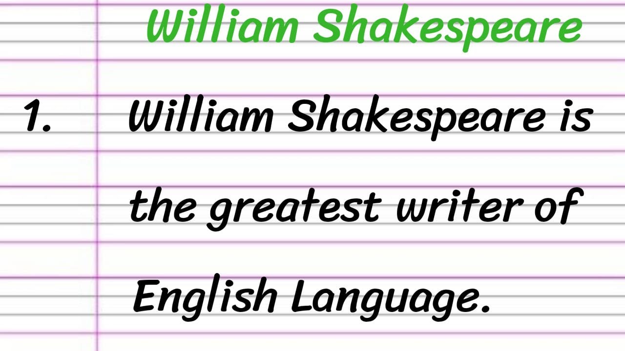 essay on shakespeare life