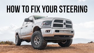 How to Fix Steering Play, Wander, Slop and Death Wobble on Your 4th and 5th Gen Ram 2500/3500 Truck