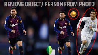 How to remove object/person from photo || snapseed remove object screenshot 2