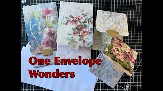 One Envelope Wonders #1  Easy Covered Pocket from Just One Envelope #oneenvelopewonder