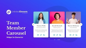 Elementor Team Member Carousel
