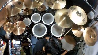 Video thumbnail of "drums go boom boom :D"