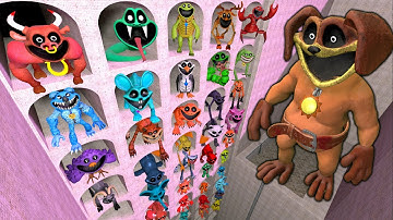 DESTROY SMILING CRITTERS FAMILY in ABYSS POOL - POPPY PLAYTIME in Garry