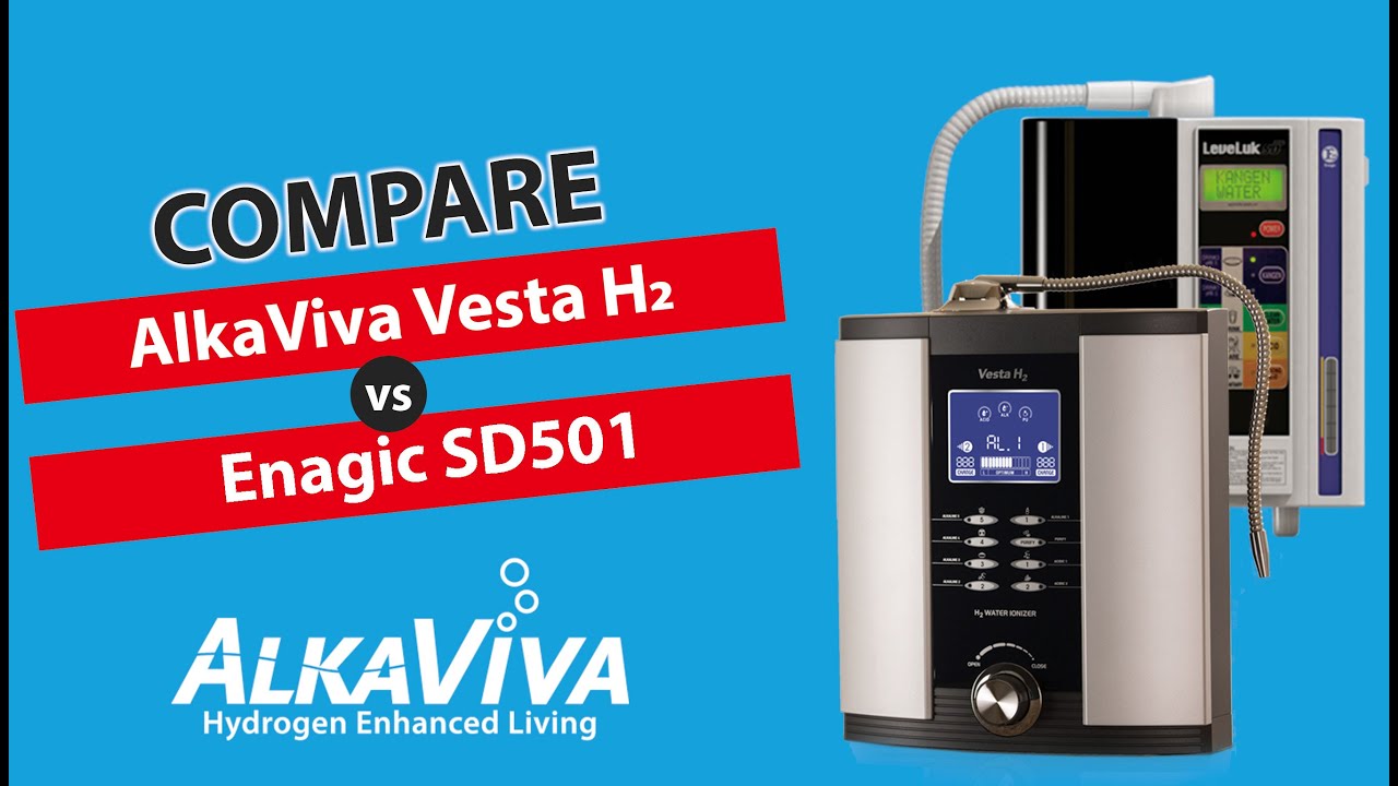 AlkaViva and Enagic Comparison Video (Vesta H2 & SD501) - YouTube