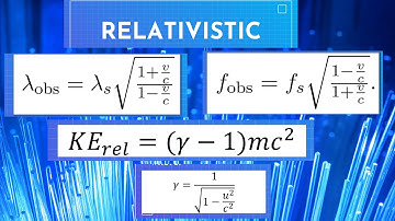Relativistic Doppler Effect, Momentum, Kinetic Energy  with examples