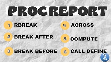 proc report||advance sas||procedures in sas||report