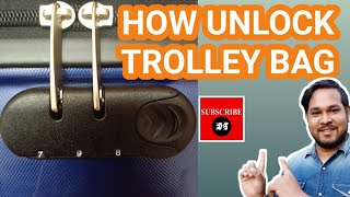 how to unlock vip suitcase, how to unlock vip trolley combination lock 2019-2020 Hindi