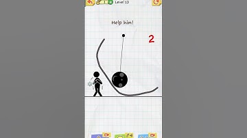 draw 2 save :Stickman Puzzle Level 13