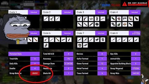 Train Checks His Rust Gamba Stats [Down Bad]