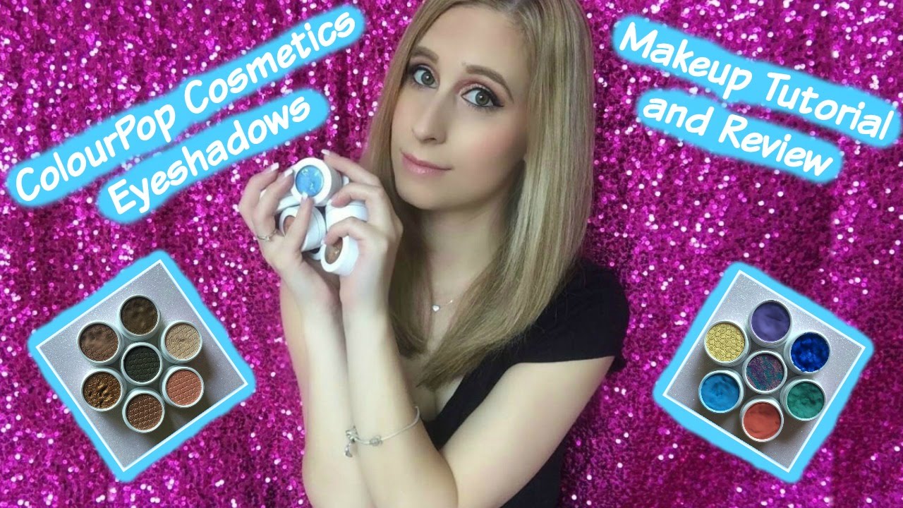 ColourPop Eyeshadows Makeup Tutorial and Review