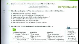Netzwerk neu Kursbuch A2  Kapitel 2, 8 b\/c | Hören A2 | The Polyglot Academy | Learn German Language