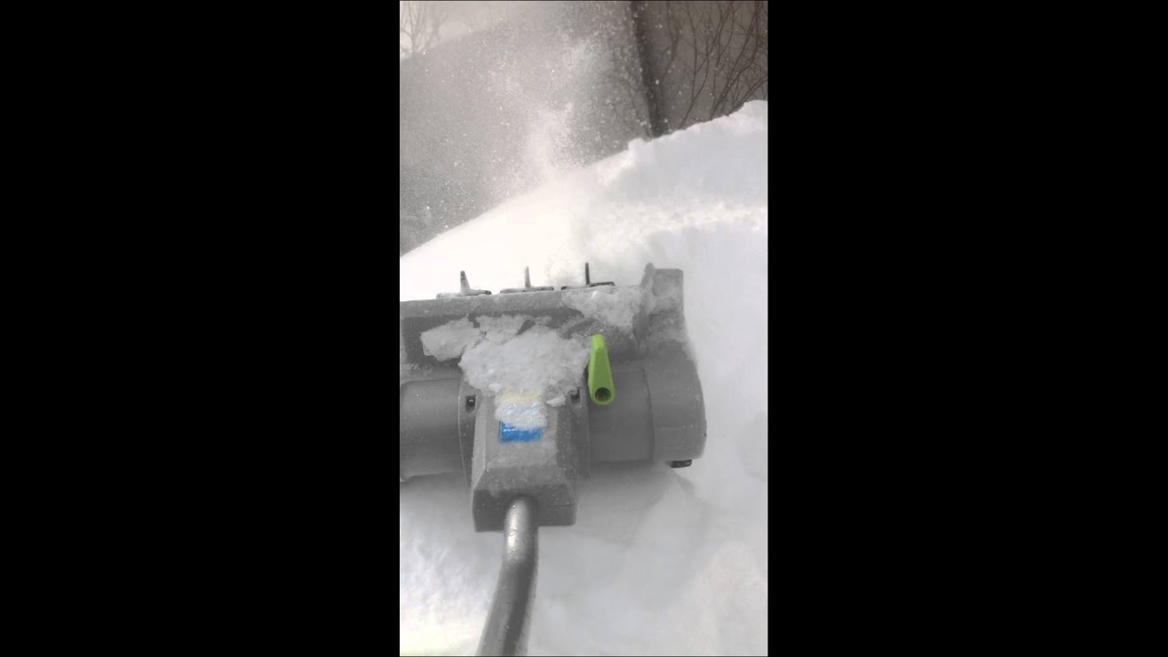 家庭用電動除雪機 ハンディスノーリィ ASL-H1500W』使ってみた 2014 02 