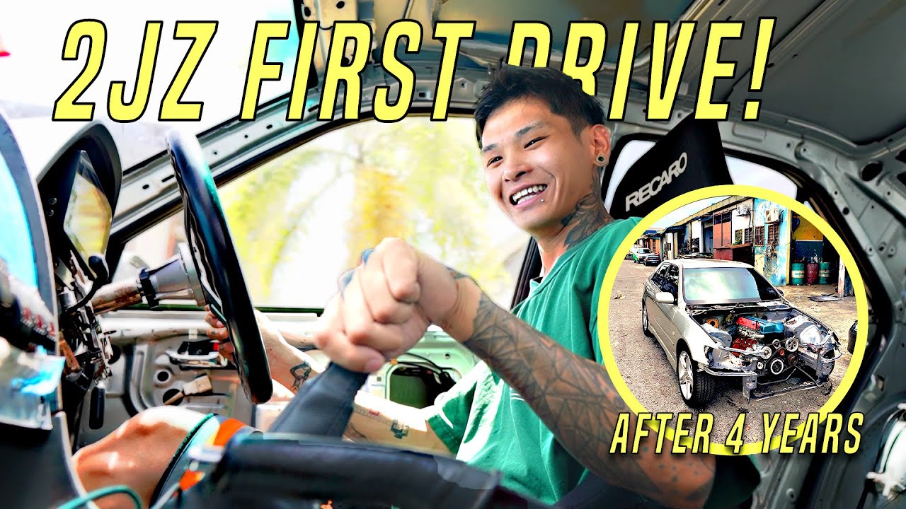 2JZ FIRST DRIVE и прямые трубы, детка! Эпизод 18