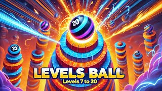 Stack Ball Level 7 To 20 | Android Games Gameplay #gameplay #androidgame screenshot 2